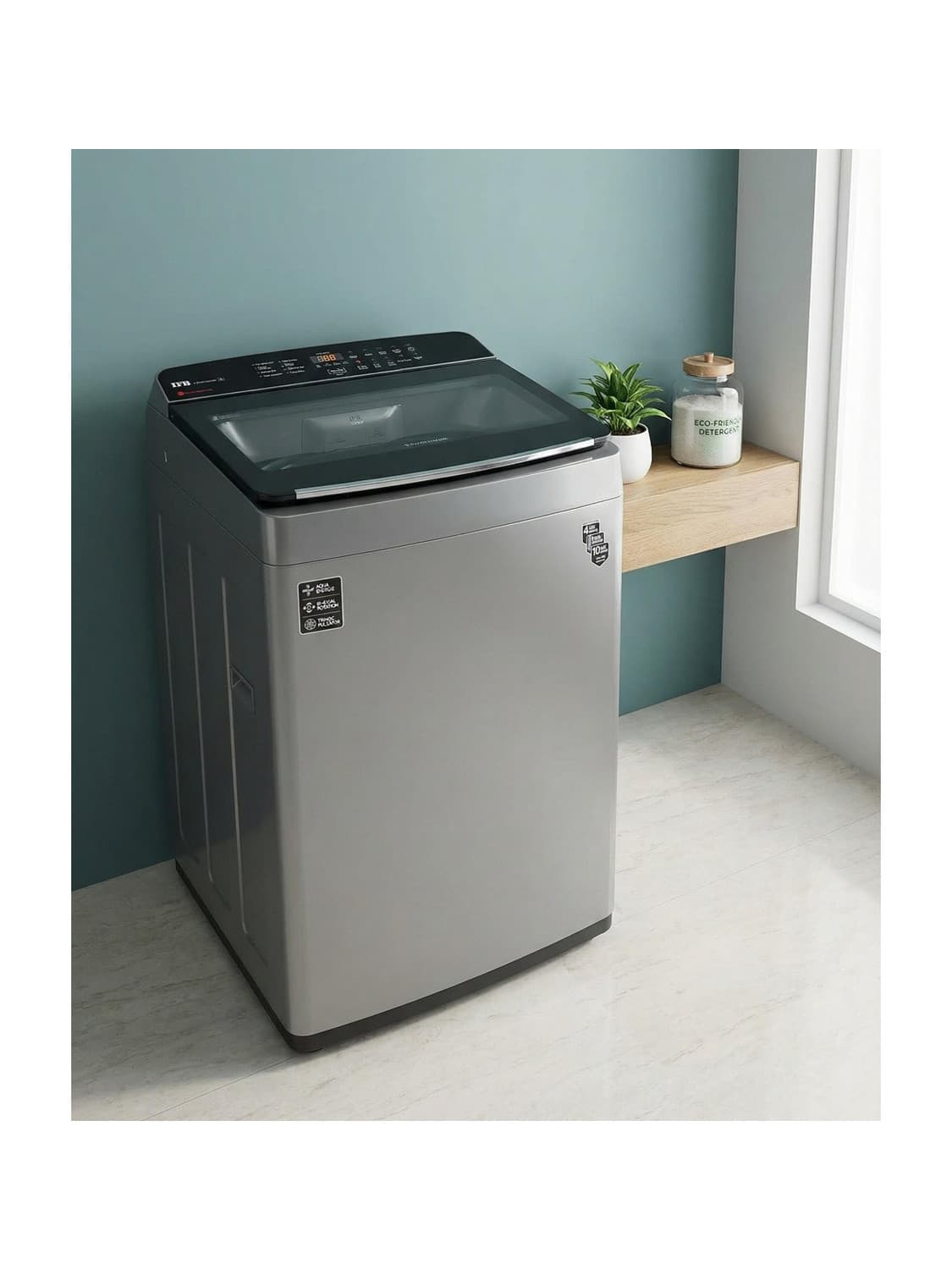 7 kg Fully Automatic Top Load with In-built Heater Grey (TL-701MG1S)