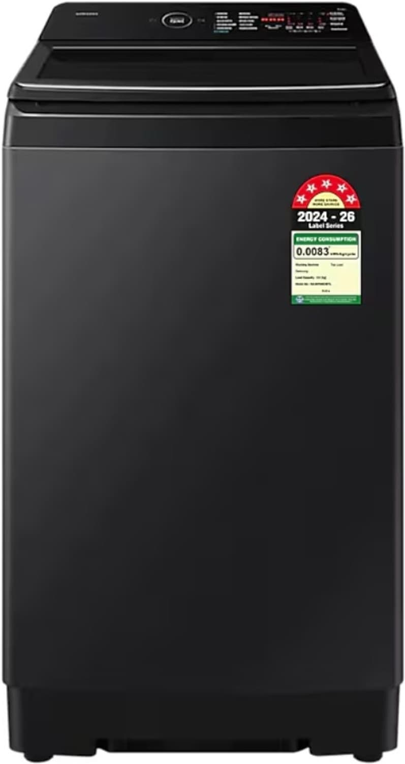 Samsung 8 kg Fully Automatic Top Load Washing Machine Black