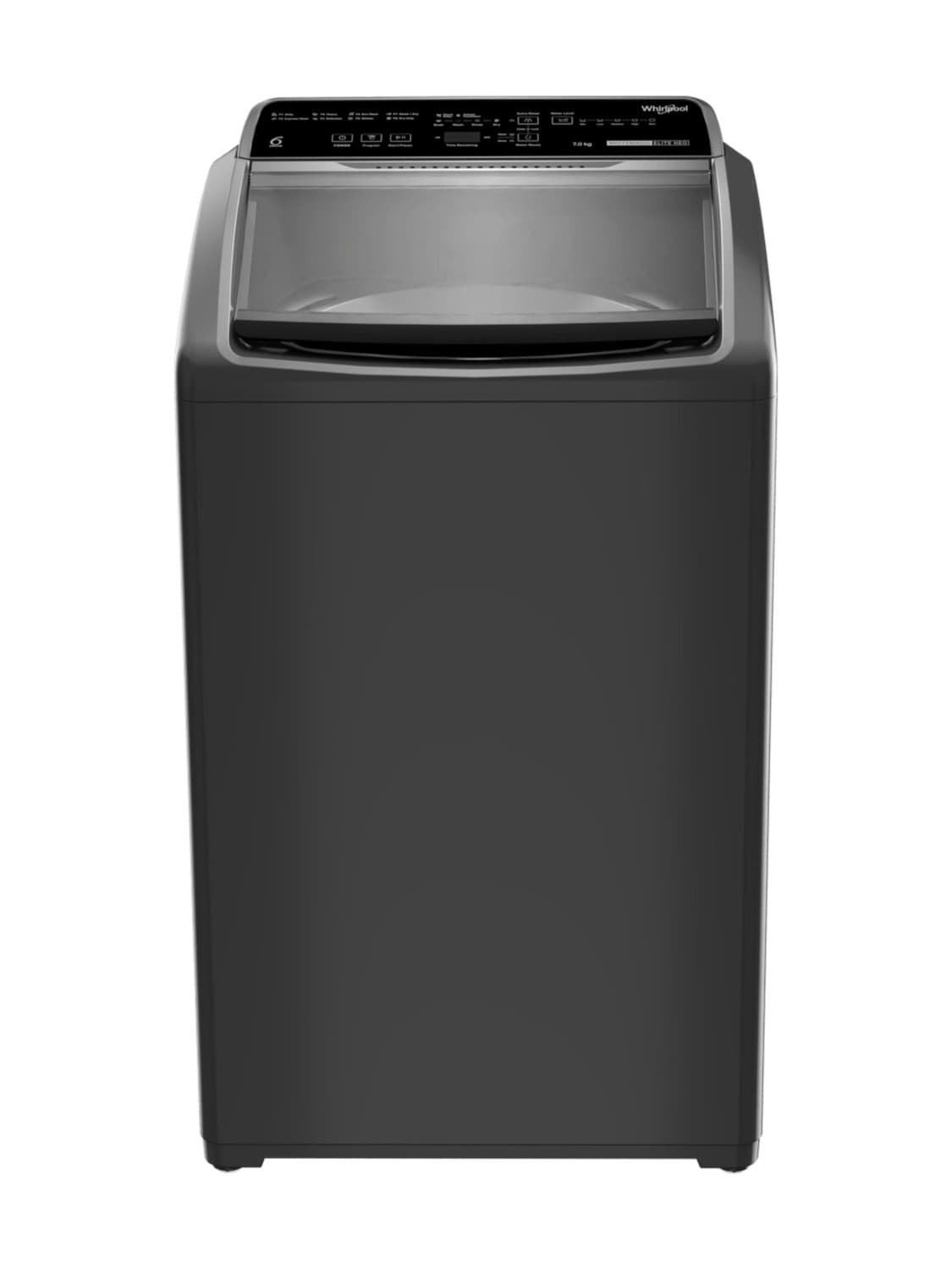 whirlpool 7 kg fully automatic top load washing machine grey