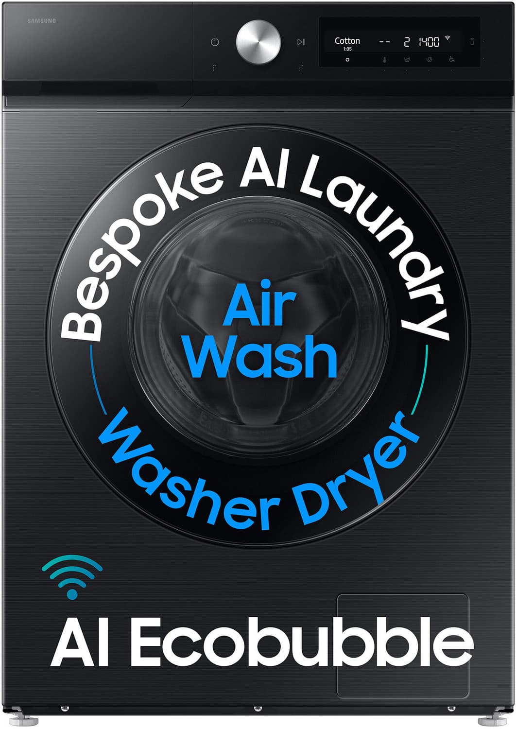 12/7 kg 5 Star, AI EcoBubble, AI Control, AI Energy Mode, Air Wash, Super Speed, Hygiene Steam, Wi-Fi, Digital Inverter Washer with Dryer with In-buil...