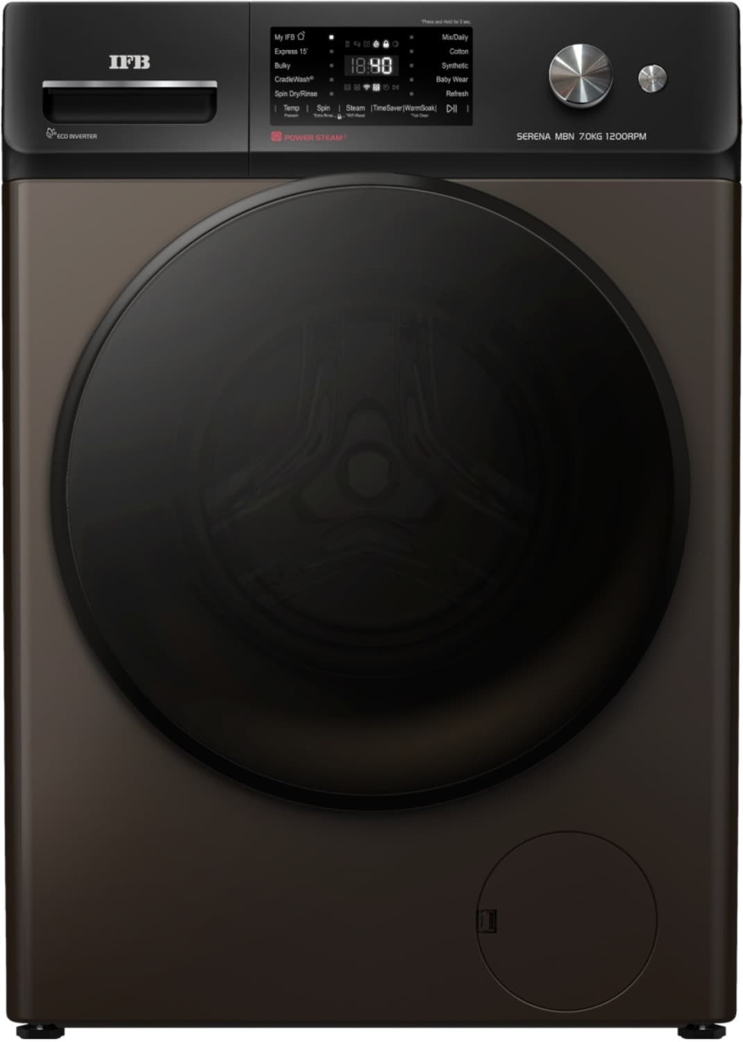 7 kg Fully Automatic Front Load Brown (SERENA MBN 7012K CMS)