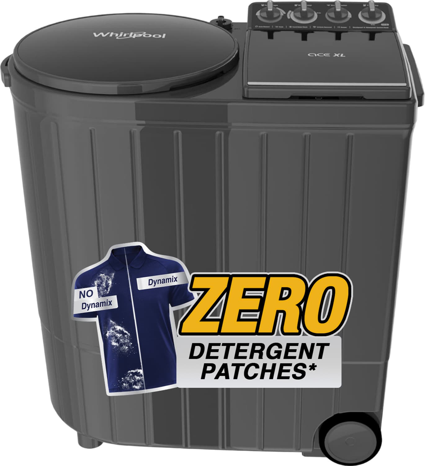 12 kg Semi Automatic Top Load Grey (ACE XL 12 DMIX GRAPHITE GREY (10YR))