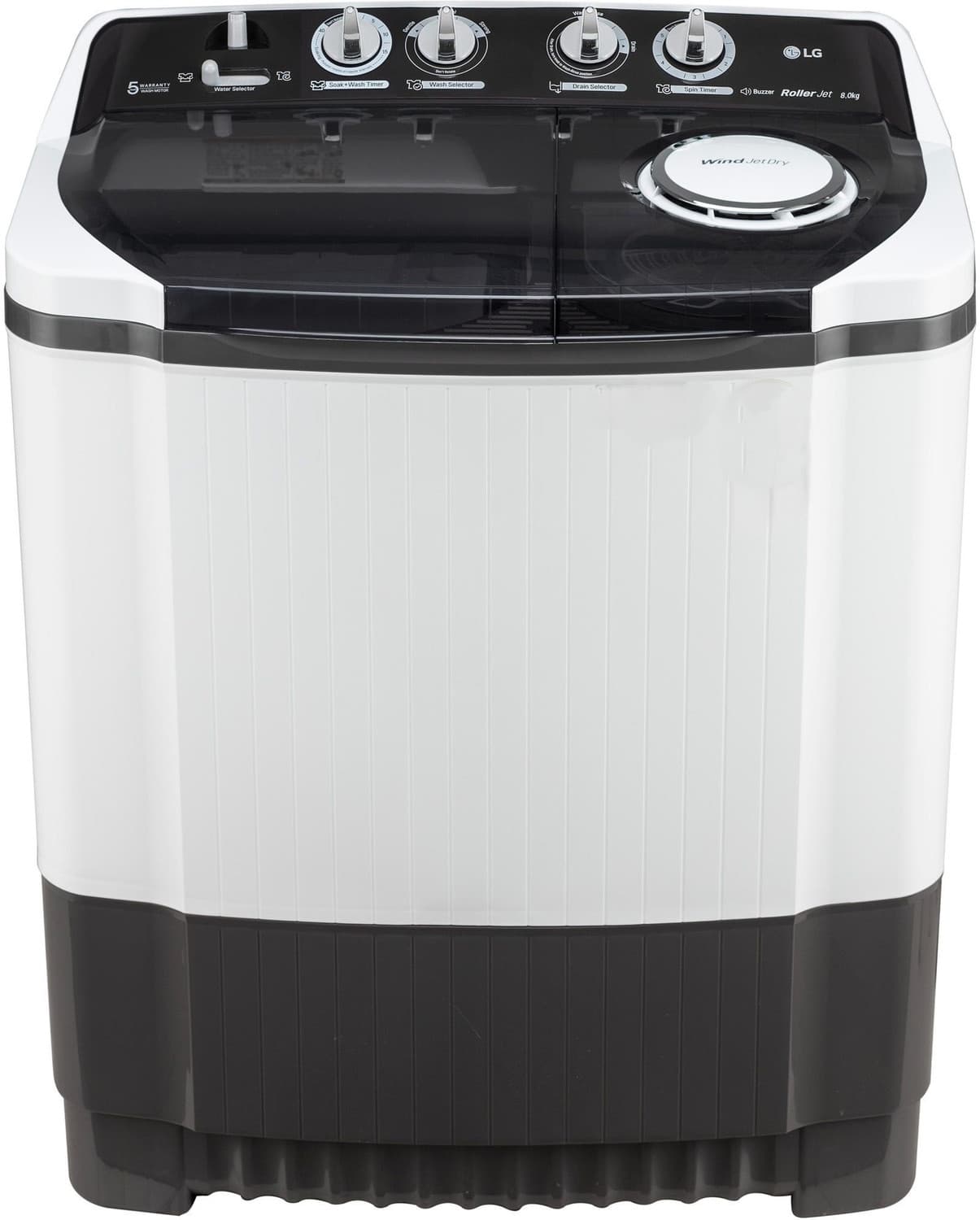 8 kg Semi Automatic Top Load Grey (P8015SGAZ)