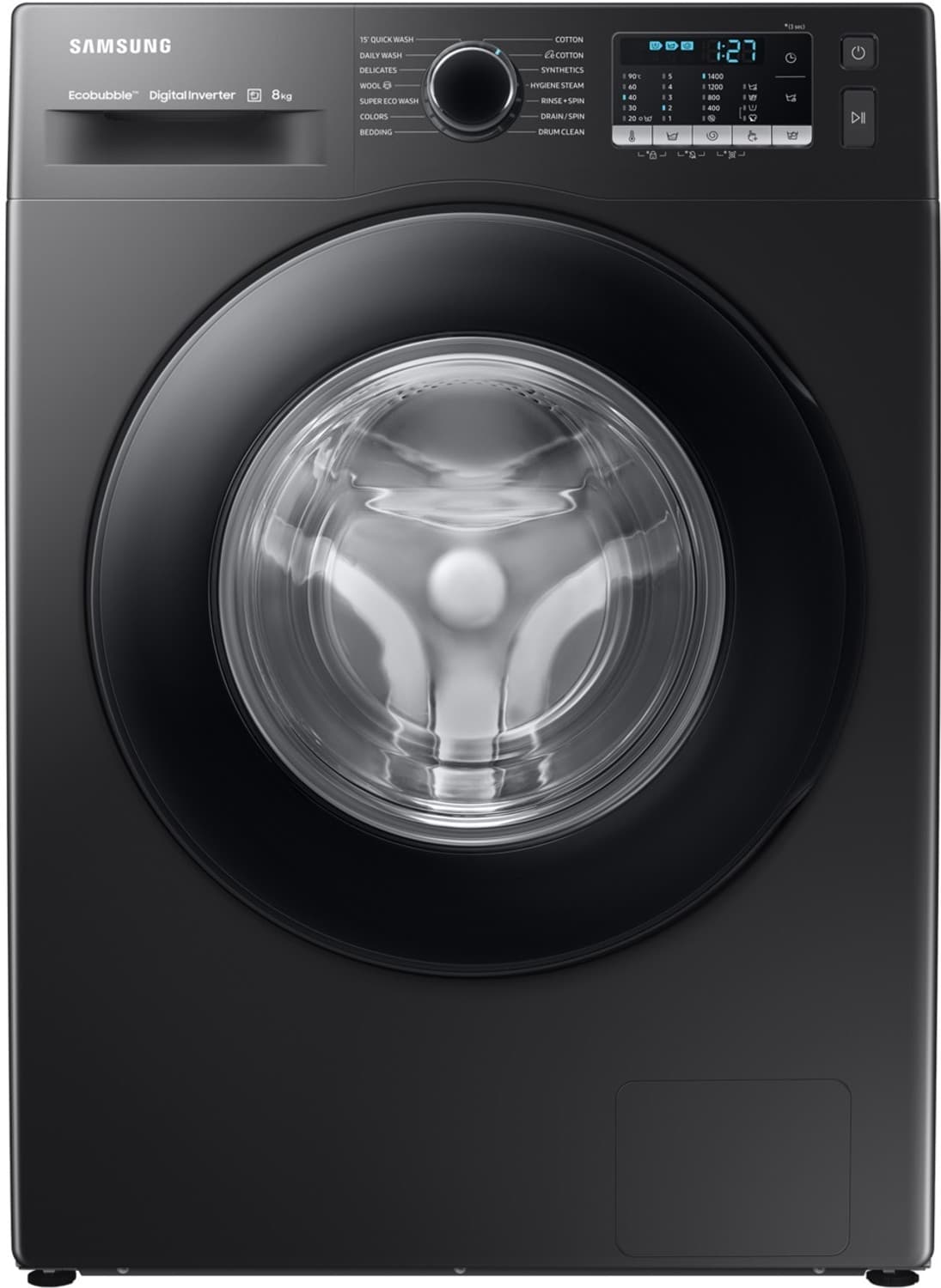 SAMSUNG 8 kg Fully Automatic Front Load Washing Machine with In-built Heater Grey
