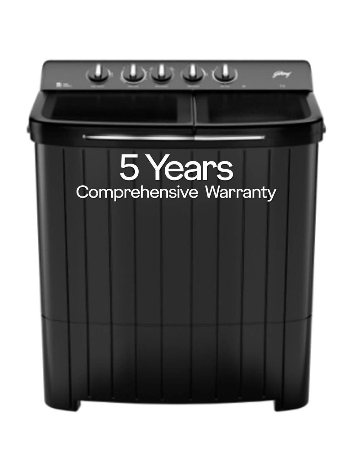 Godrej 10 kg Semi Automatic Top Load Washing Machine Grey