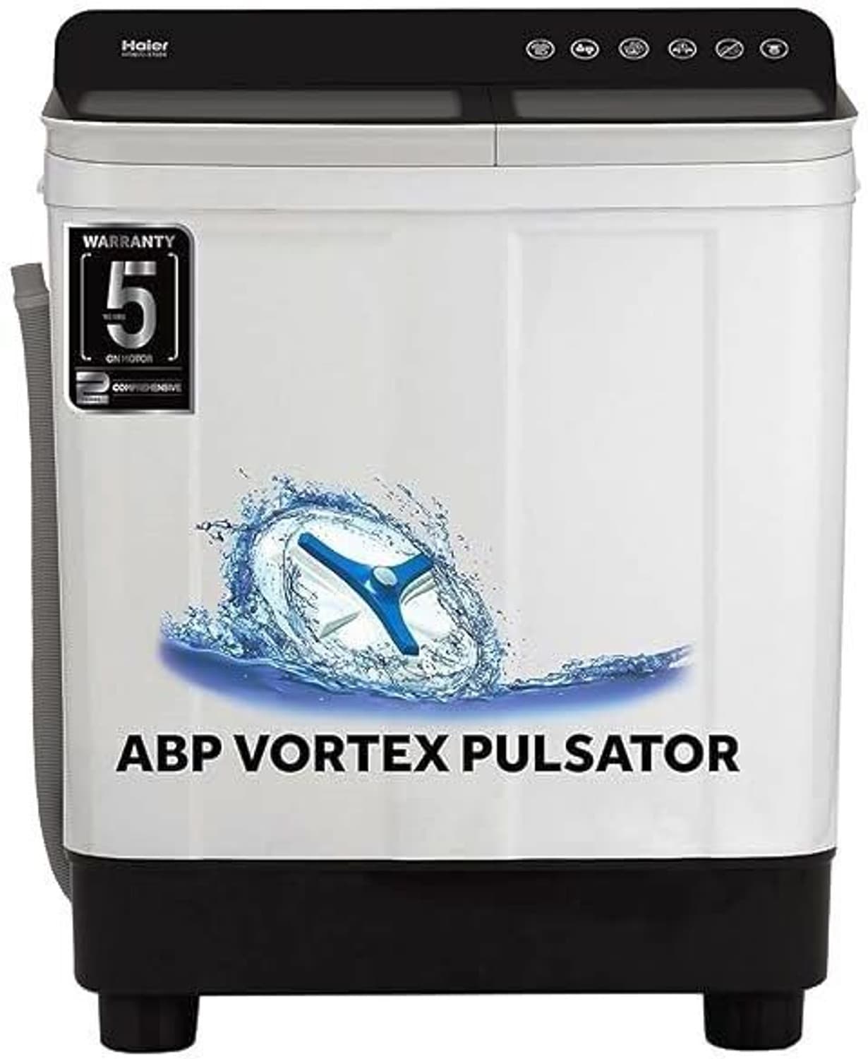 7 kg Semi Automatic Top Load Black (HTW70-178BKN)