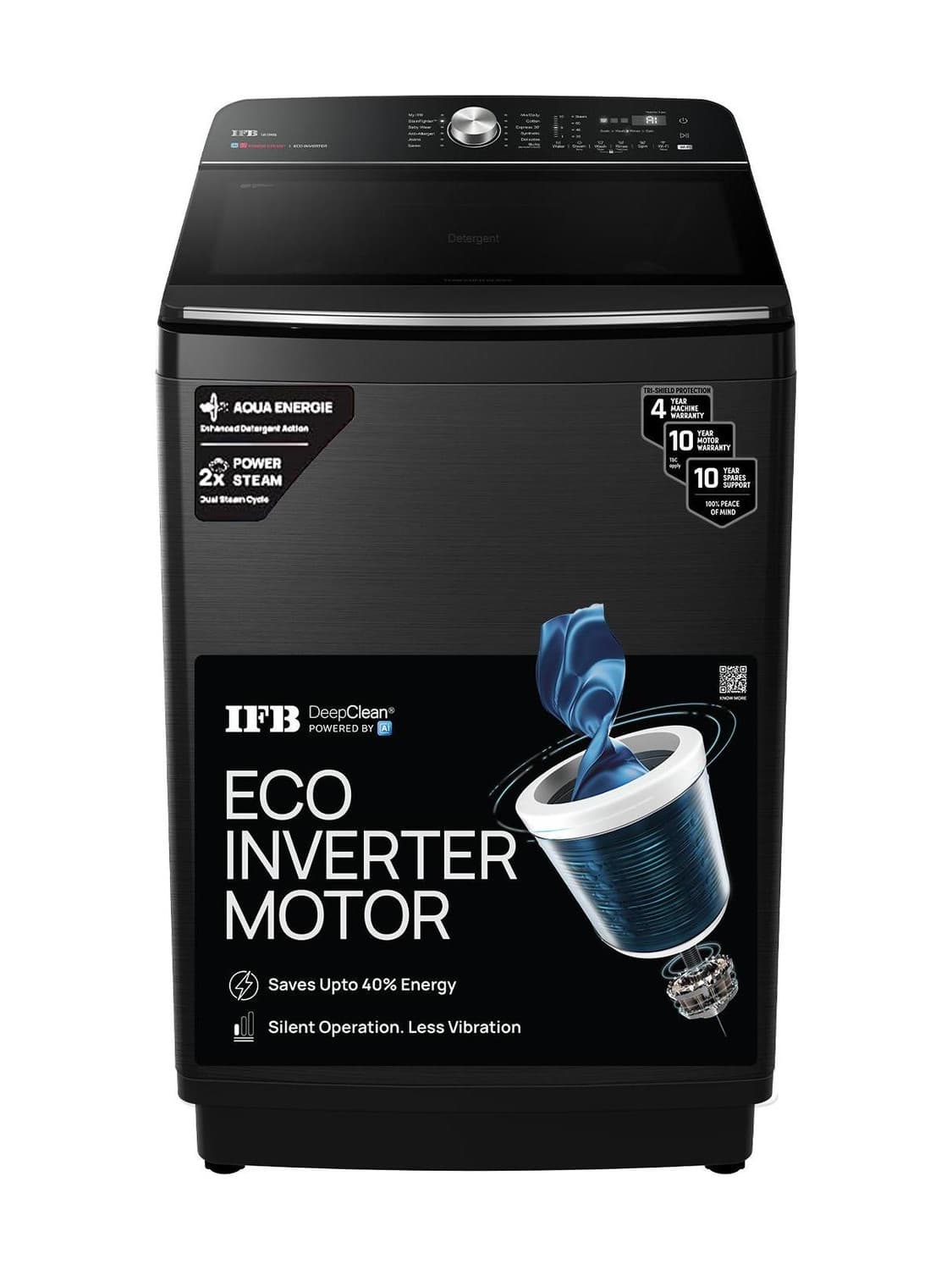 12 kg 5 Star AI Powered DeepClean Technology with Power Steam, Inbuilt Heater, Wi-Fi, Eco Inverter, Activmix Fully Automatic Top Load with In-built He...