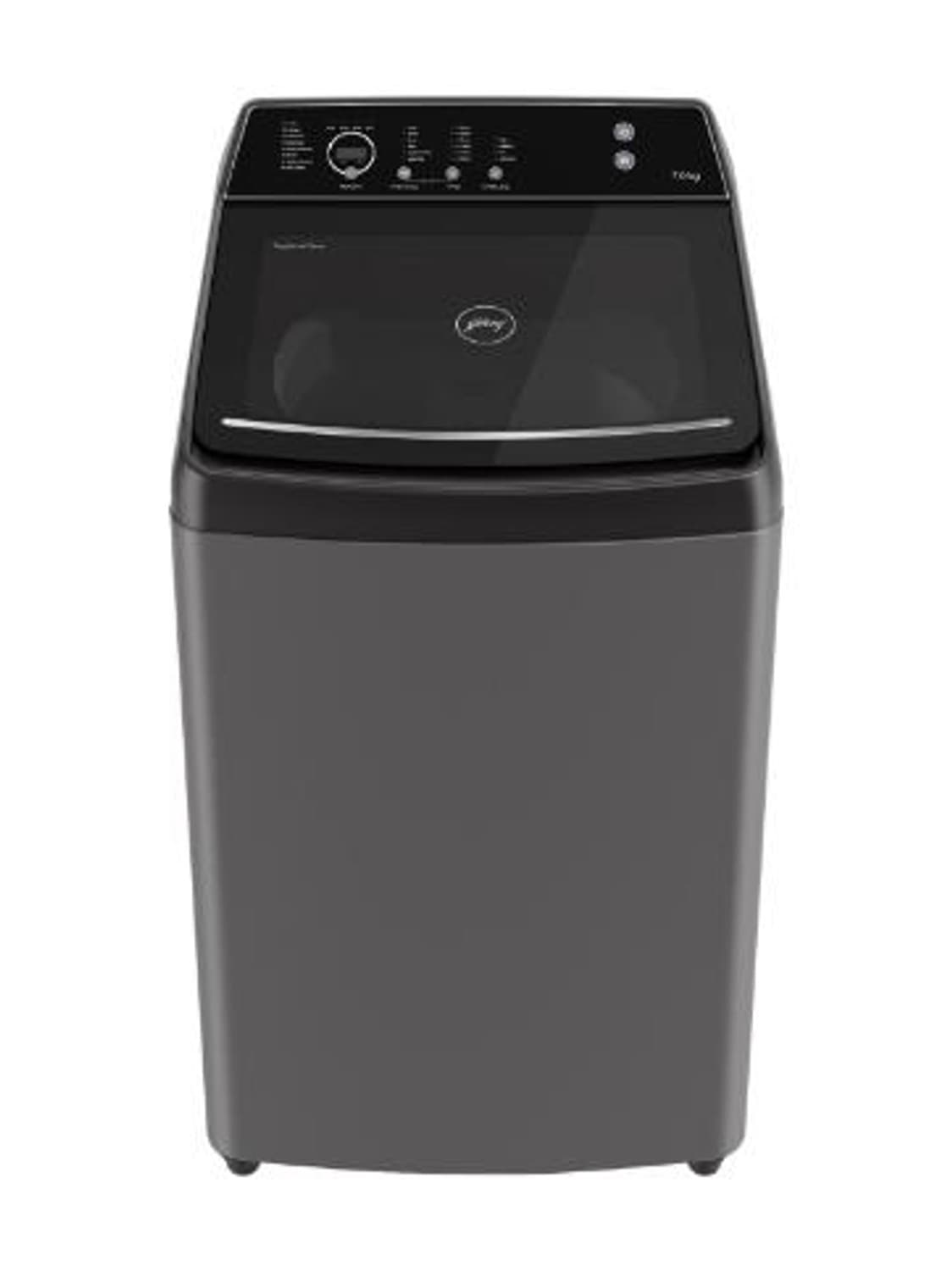 Godrej 7 kg Fully Automatic Top Load Washing Machine with In-built Heater Black