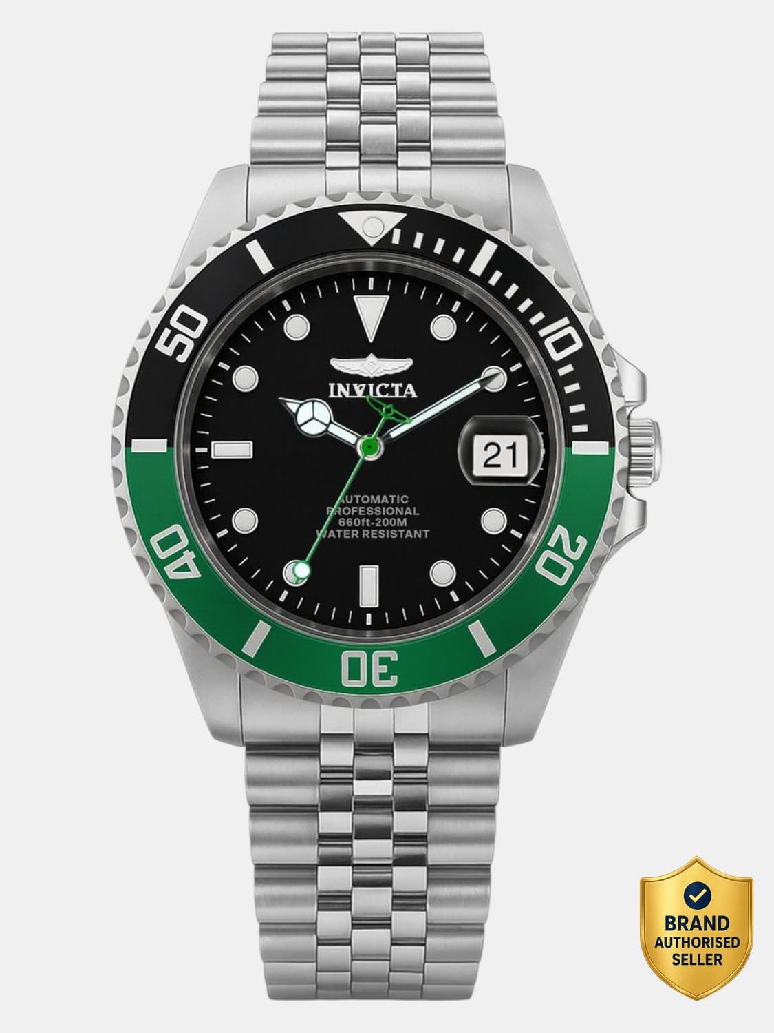 INVICTA 29177 Pro Diver Automatic Black Dial Analog Watch - For Men