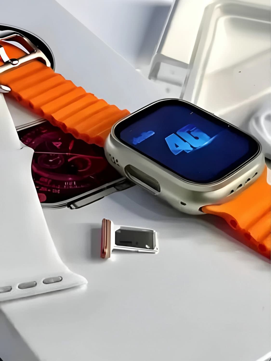 MSATOZ T800 ULTRA Smart Watch No sim card Opetion Smartwatch NO sim card T800 ULTRA Smart Watch No sim card Opetion Smartwatch (orange) Digital Watch ...