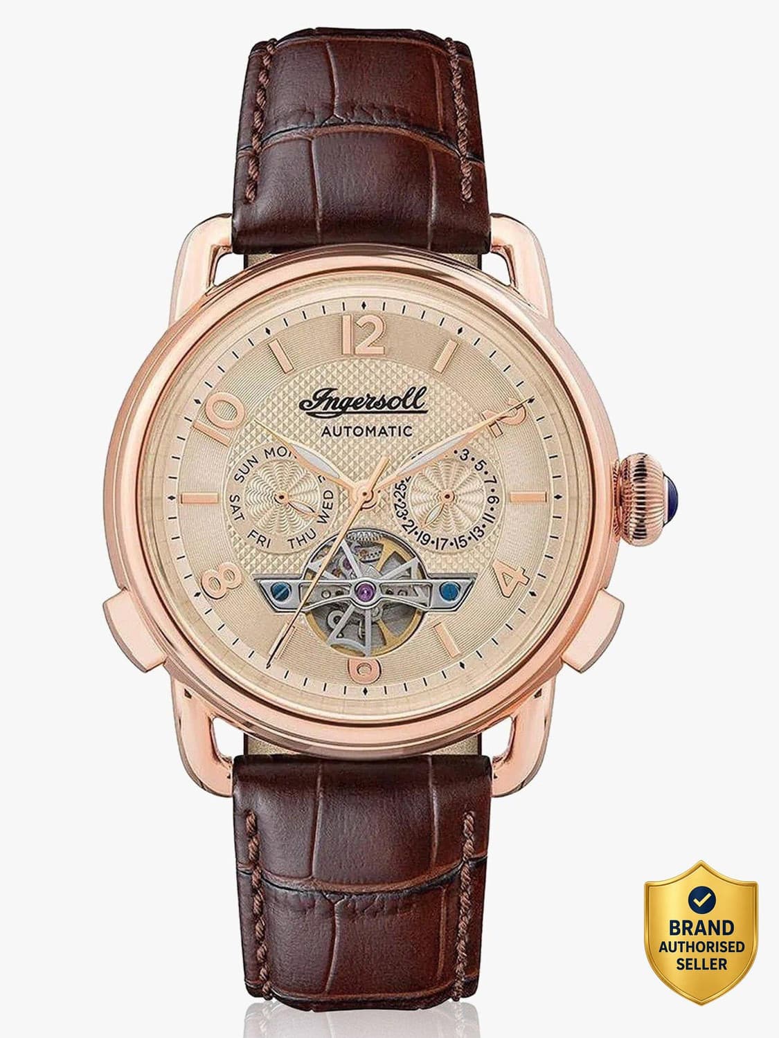 Ingersoll I00901B Automatic Rose Gold Dial With Lifetime Warranty Analog Watch - For Men