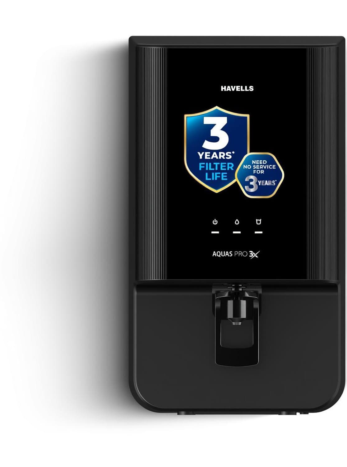 Aquas Pro 3X 7 L RO + UV Water Purifier (Black)