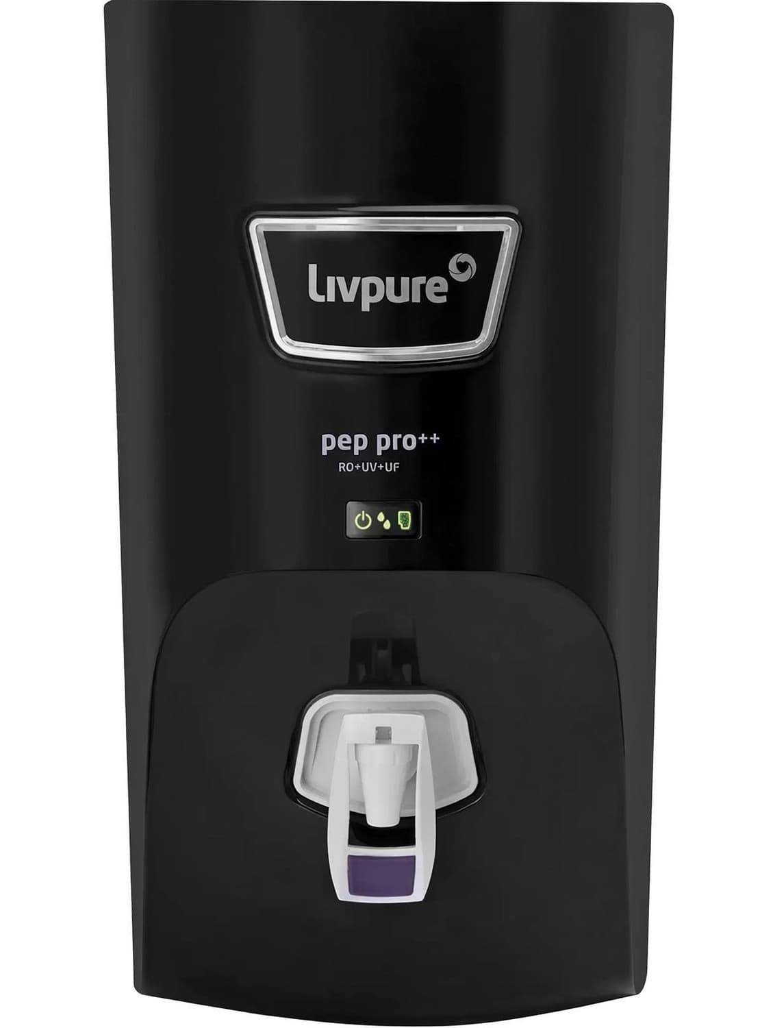 Livpure LIV-PEP-PRO-PLUS+ BLACK 7 L RO + UV + UF Water Purifier