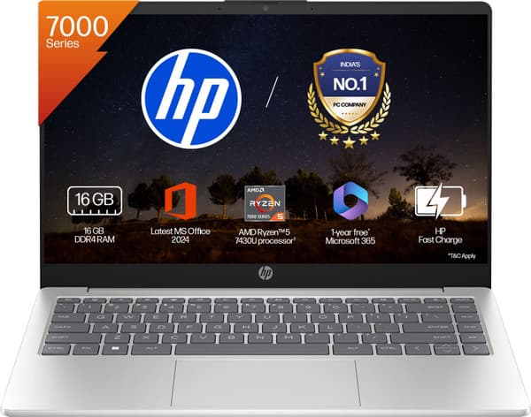 hp mso 2024 amd ryzen 5 hexa core 7430u 16 gb 512 gb ssd windows 11 home 15 fc0389au thin light laptop