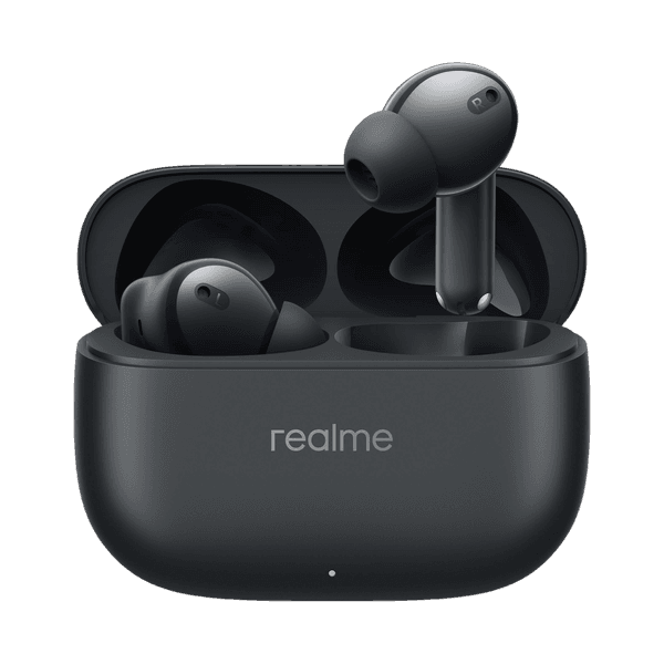 realme Buds T310 with 12.4mm Driver, 46dB ANC, 360 Spatial Audio and 40 hours Playback Bluetooth Headset