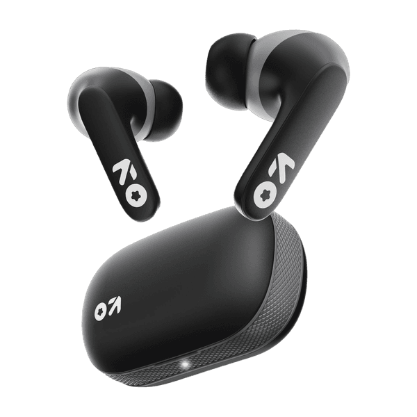 Boult Audio AirBass Y1 TWS Earbuds, 40H Playtime, Fast Charging, Pro+ Calling, Type C, IPX5 Water Resistant, Bluetooth v5.1, Voice Assistant Bluetooth Headset (Black, True Wireless)