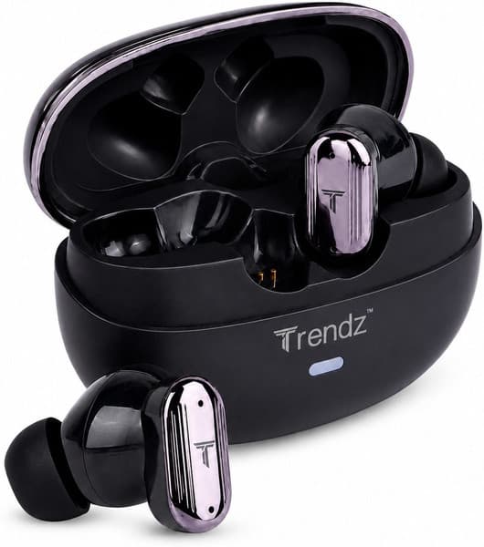 Bluetooth ANC ENC Buds DeepBass 50H Headphone 13mm Driver Earbuds TWS Earphone Bluetooth Headset (Black, True Wireless)