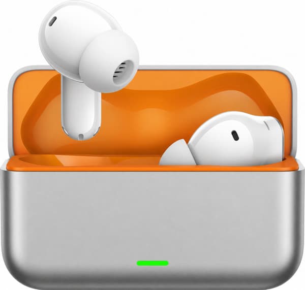 Buds T500 Pro with 50dB ANC|12.4mm Hi-res Drivers|Spatial Audio|56 Hrs Playtime Bluetooth Headset (Orange, True Wireless)