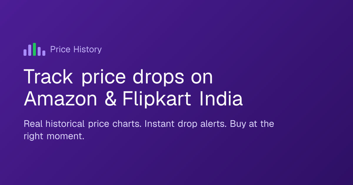 Flipkart Price History & Price Tracker — Free Price Alerts